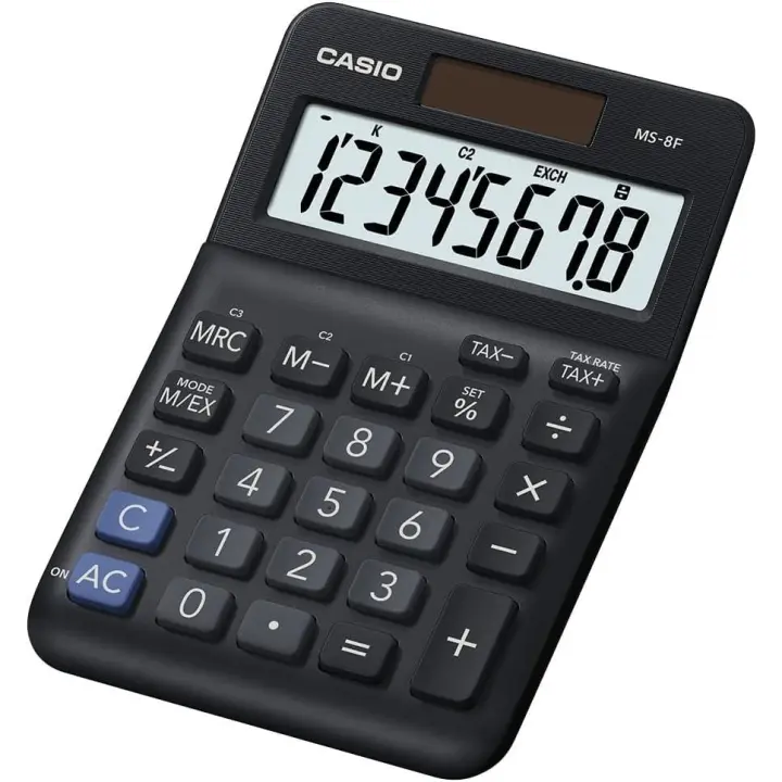 Casio Calculadora MS-8F, 8 Dígitos, Cálculo de Impuestos - 1