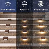24PCS Luces Solares Para Jardín IP65 Impermeables Luz LED De Energía Solar Para Paredes De Escaleras Pasos Valla Patio Camino - details 5