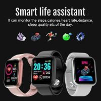 Reloj inteligente Y68 impermeable con rastreador de frecuencia cardíaca para iOS y Android (negro,rosa, blanco), ENVIO 24H - details 4