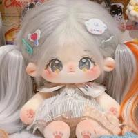Muñeca De Algodón Rosa De 20cm Juguete De Peluche Kawaii Para Niñas Muñeca Personalizable Para Fiestas De Cumpleaños DIY Cosplay Unisex - details 12