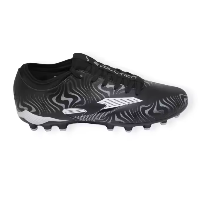 ZAPATO DE FUTBOL  JOMA EVOLUTION 2501 NEGRO CON SUELA AG PARA CESPED ARTIFICIAL - 1