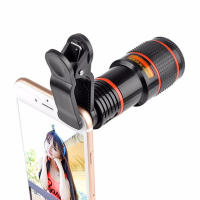 Lente De Teléfono Móvil Con Zoom De 12X Y Telescopio Externo Universal Clip Para Ver Juegos De Fútbol Y Reloj - details 1