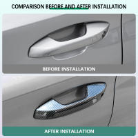Cubierta De Manija De Puerta Para BYD ATTO 3 2022-2024 Con Agujero Para Llave Inteligente Accesorios De Moldura ABS Cromado - details 2