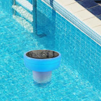 Ionizador De Piscina Solar Clarificador De Agua Para Piscinas Ajustable Equipamiento De Limpieza De Piscinas Con 7 Colores Y Panel Solar Anti-Hundimiento - details 2