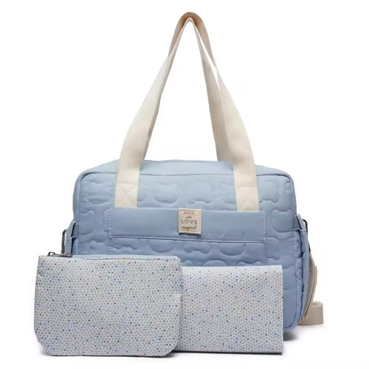 Mayoral - Set Bolso Acolchado con Accesorios Bebé: Práctico Conjunto de Maternidad, Set de 3 Piezas, Bolso cambiador y neceser, con Asas Universales y Versátiles - 1