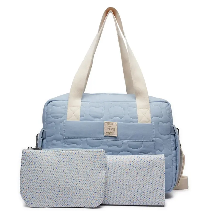 Mayoral - Set Bolso Acolchado con Accesorios Bebé: Práctico Conjunto de Maternidad, Set de 3 Piezas, Bolso cambiador y neceser, con Asas Universales y Versátiles - 1