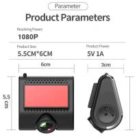 Cámara De Coche U1 DVR Full HD 1080P Con ADAS LDWS Para Reproductor Android Navegación Unidad De Audio Y Alarma De Voz Grabación De Video - details 3