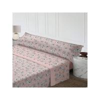 BLOOM STORE - Juego de Sábanas Verano Poliéster Suave y Fresca – Sábanas Cama 90/105/135/150/180 cm, Estampado Floral, Ropa de Cama Transpirable, Fácil de Lavar, Ideal para Dormitorio y Uso Diario - details 7