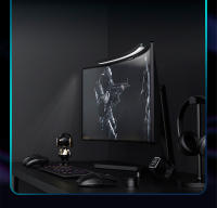 Lámpara De Escritorio LED RGB Para Monitor De Computadora Barra De Iluminación Colgante Para Juegos Y Lectura Decoración De Habitación Curva Dimmable USB Incluye Bombillas - details 4