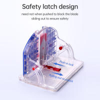Cortadora De Papel Aibecy Trimmer De Escritorio Soporte De Superficie Inclinada a 45° O Plana a 90° Con Diseño De Bloqueo De Seguridad Para Manualidades Y Fotos - details 3
