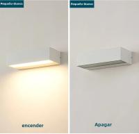 Lámpara De Pared Exterior LED IP65 Impermeable En Aluminio Para Decoración De Patio Puerta Garage Iluminación Moderna - details 7