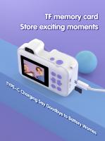 Cámara Digital Para Niños 1080P HD Con Lente Doble Regalo Con Papel De Impresión Stickers Y Bolígrafos Cámara Selfie Con Tarjeta SD De 32G - details 7