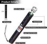 Puntero Láser Verde de Larga Distancia - Linterna Táctica USB - Ideal para Mascotas, Escalada, Caza y Reuniones - details 6
