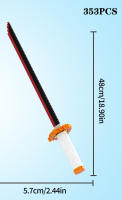 Bloques De Construcción De Espada Katana Demonio Slash Modelo Japonés Para Niños Juguete De Bloques Micro De Plástico ABS Ornamentación De Escritorio Regalo De Navidad - details 14