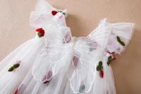Vestido De Princesa Para Bebé Niña Verano 2024 Con Mariposa 3D Vestido De Cumpleaños De Tul Para Niñas Crianza Ropa Infantil 1-5Años - details 26