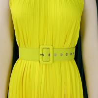 Elegante Monopiece Plisado Para Mujer Con Cinturón Y Pierna Ancha De Largo Al Suelo Sin Mangas Y Cuello Redondo Para Fiesta Y Cumpleaños - details 13