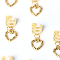 Juego De 10 Piezas Anillos Para Cabello De Aleación Con Colgantes De Forma Elegante Corazón Accesorios Para Cabello De Mujer Para Traviesas - details 2