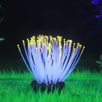 Adorno Acuático De Silicona Para Acuariopeces Artificiales Decoración Submarina Con Coral Y Plantas Iluminadas Para Decoración De Tanque De Acuario - details 14