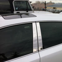 Adhesivo De Coche Negro/Copardo Para Cubrir Pilares De Puerta Accesorios De Estilo De Cromo Adecuado Para Hyundai Avante I35 Elantra 2011-2016 - details 20