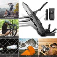 Cuchillo Multifuncional Plegable Herramienta Portátil De Sobrevivencia Para Exteriores Y Hogar Herramienta De Mano Para Emergencias En Coche Con Agarre De Acero Inoxidable - details 6