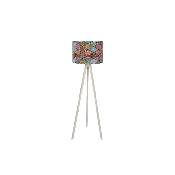 Lámpara de Pie Wellhome Multicolor MDF Polipropileno 145cm - 1