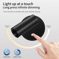 Lámpara De Pared LED Recargable Mini Con Sensor De Toque Y Tres Colores Luz Nocturna Magnética Para Lectura Y Decoración De Habitaciones - details 1