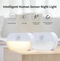 Luz Nocturna LED Con Sensor De Movimiento Para Interior Adhesiva Y Operada Por Batería Para Pasillo Escalera Baño Armario Dormitorio - details 0