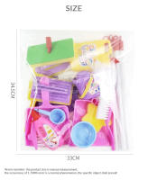 Juego De Limpieza Para Niños Con Cepillo De Maquillaje Y Escoba Mini Juguete Educativo Para Niñas Y Niños Set De Lavadora De Juguetes Para Jardín De Infantes - details 9