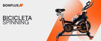 Bonplus BP  Bicicleta Estática Spinning  Bicicleta Spinning Indoor  Spinning Bike  Pantalla LCD  Intensidad Regulable  Pulsómetro  Altura Del Asiento - 76 - 98 cm  Volante Inercia 10 kg  Fitness - details 0
