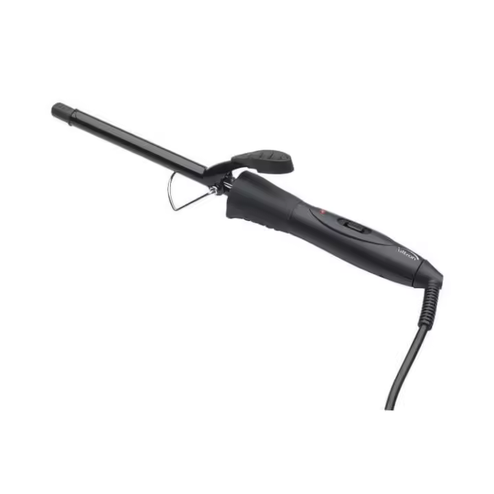 Tenacilla de Cerámica Iónica 13mm World Pro By Original  Temperatura de 200 ° C Sujetar con sistema de muelles botón de encendido / apagado -contacto profesional Ideal para bellos rizos en casa . - 1