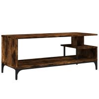 vidaXL Mueble de TV madera de ingeniería acero 102x40x41 cm, Mueble de Salon, Mueble TV, Mueble TV salon, Mesa de TV, Mueble tele - details 2