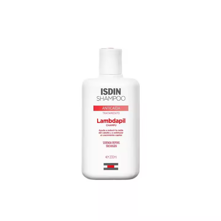ISDIN Champú Lambdapil Anticaída, reduce la caída y aumenta la densidad 200 ml - 1