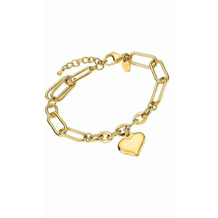 Pulsera Corazón para Mujer de eslabones en Acero. Pulsera de Lotus Style - 1