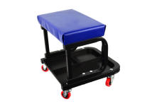 TABURETE SILLA TALLER MECANICO CON 4 RUEDAS CON BANDEJA HERRAMIENTAS - details 1