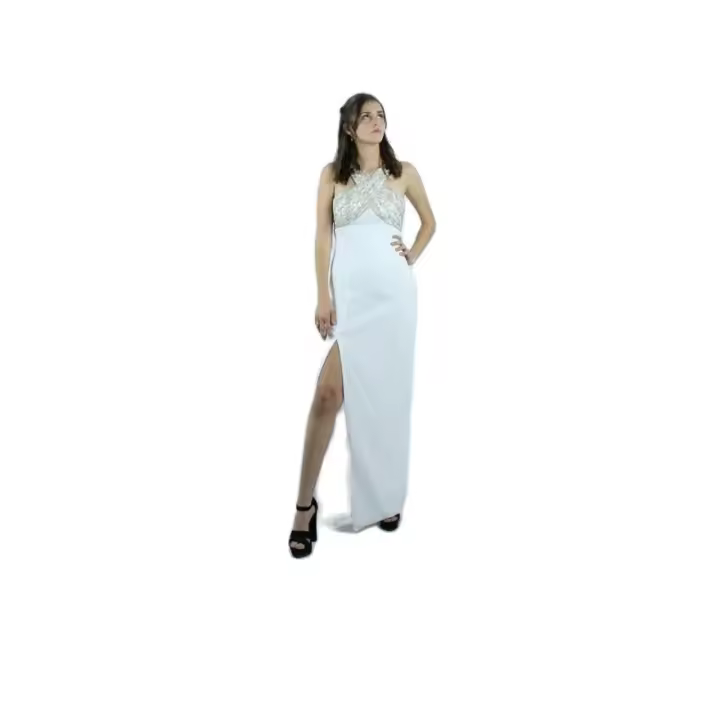IVORY 63567 VESTIDO DE NOVIA CON PEDRERÍA - 1