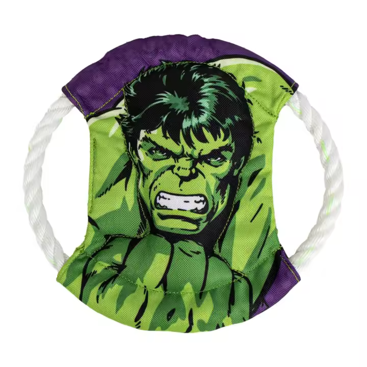 Frisbee para Perros con cuerda Diseño Marvel Hulk - 1