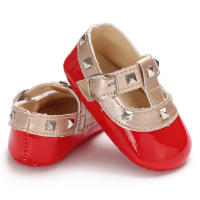 Meckior Zapatos De Princesa Para Bebés Niñas 2024 Nuevos Con Hebilla De Lámina De Cuero Patentado Antideslizante Para Primeros Pasos Niños Recién Nacidos 0-18M - details 8