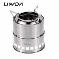 Estufa De Camping Lixada De Acero Inoxidable Para Leña Y Alcohol Estufa De Cocina Al Aire Libre Para Picnics BBQ Viajes Sin Ventilador - details 26