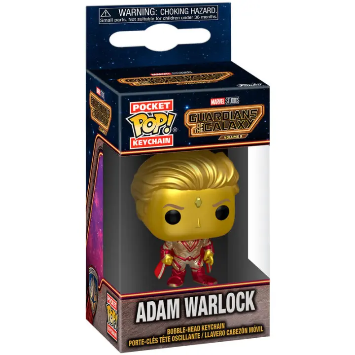 Llavero Pocket POP Marvel Guardianes de la Galaxia 3 Adam WarlockFigura  Coleccionable - Idea de Regalo- Mercancia Oficial - Juguetes para Niños y Adultos - Movies Fans - Muñeco para Coleccionistas y Exposición - 1