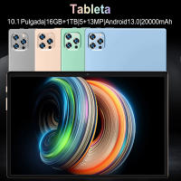Versión Global, Nueva Red, 20000mAh, Tablet Android 2025, 16GB + 1TB, 10,1 Pulgadas, 14 Núcleos, Android 13,0, Wifi - details 0