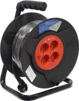 Prolongador Eléctrico  SUPER POWER con Enrollacable, 50m, 3G x 1,5mm². Extensión Eléctrica 56733 (Enchufes: 4 ) - details 0