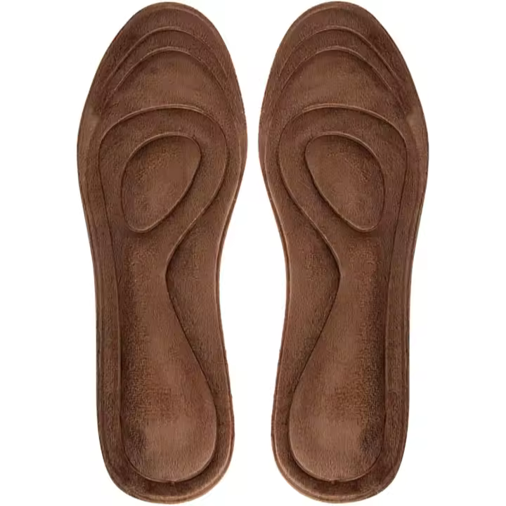 Plantilla cálida para hombres y mujeres Plantilla de lana cómoda y transpirable Lana suave y esponjosa insertada en zapatos de cuero de invierno - 1