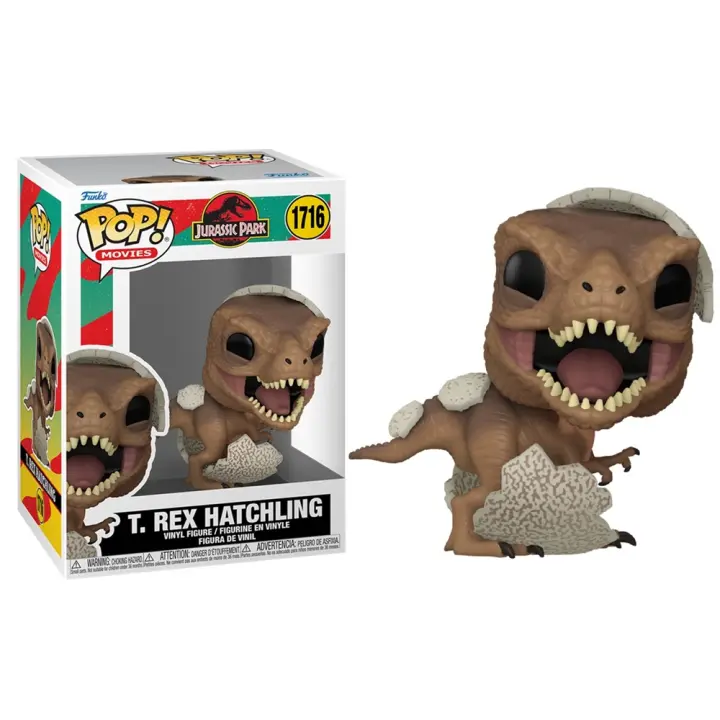 FUNKO POP! PARQUE JURÁSICO - T-REX ECLOSIONANDO, 75986, Nº1716, TIENDA CON LICENCIA OFICIAL - 1