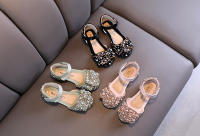 Sandalias De Crystals Para Niñas Moda Boda Fiesta Danza Performance Zapatos De Princesa Antideslizantes Talla Verdadera Para Edad 4-6Años - details 2