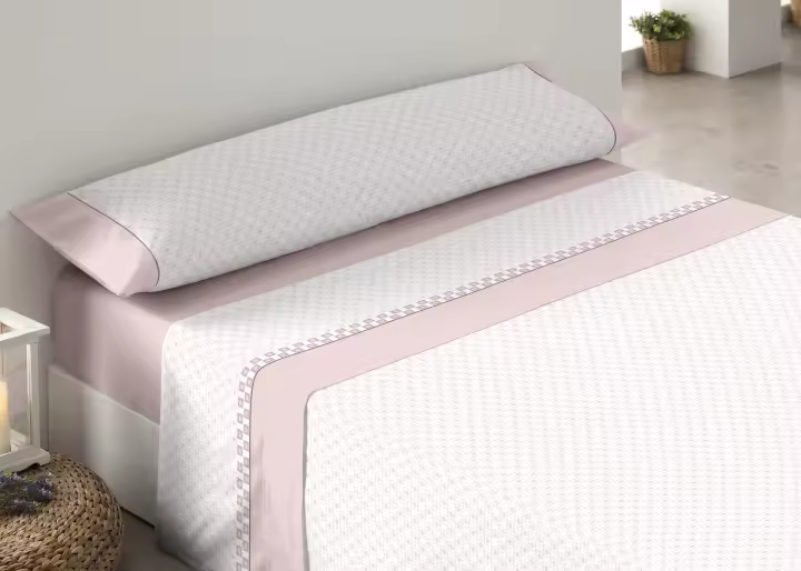 TROVADOR- Juego de sábanas 50% algodón APOLO. Con tratamiento anti piling. Algodón de la máxima calidad. Formado por sábana bajera, encimera y funda/s de almohada. Producto TOP, garantía de calidad. - 1