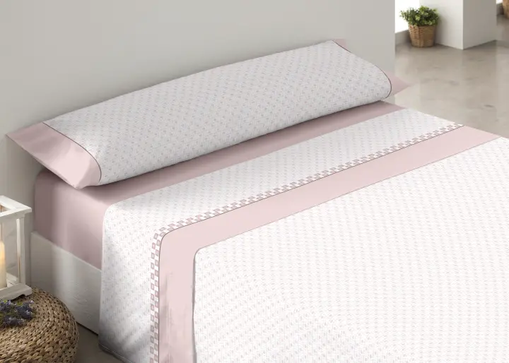 TROVADOR- Juego de sábanas 50% algodón APOLO. Con tratamiento anti piling. Algodón de la máxima calidad. Formado por sábana bajera, encimera y funda/s de almohada. Producto TOP, garantía de calidad. - 1