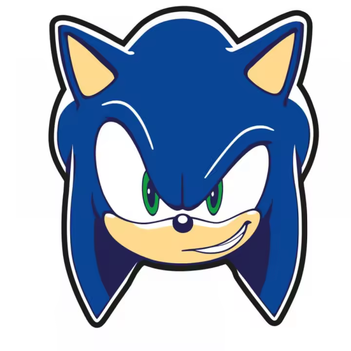 sonic cojin 3d 35cm - 1