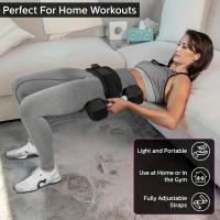 Cinturón De Entrenamiento De Cintura Con Peso Ajustable Diseño Ergonómico Para Ejercicios De Glúteos Y Abdominales Resistencia Variable - details 1