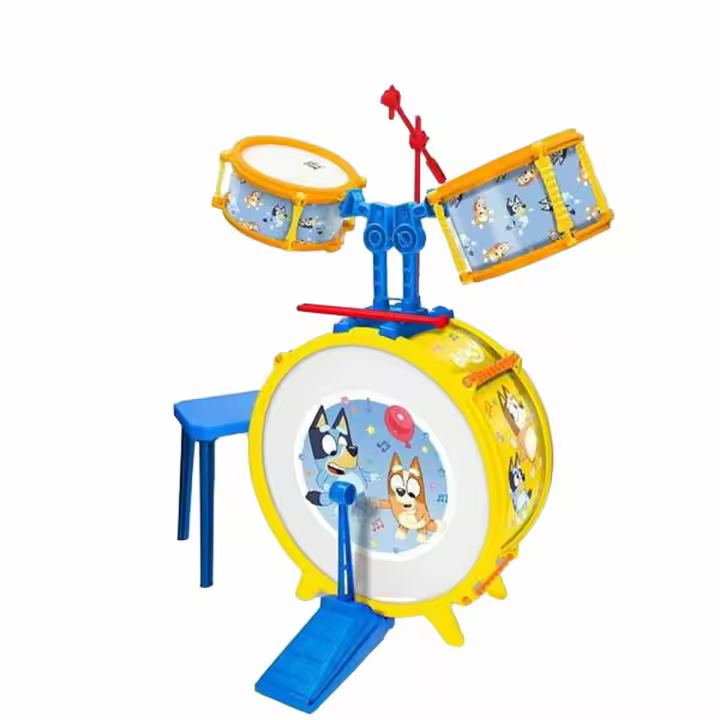 Batería Musical Bluey Infantil 55 x 36 x 38 cm - 1