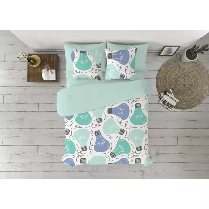 Juego de funda nórdica Pierre Cardin Ideas Multicolor Azul marino Cama de 90 3 Piezas - 1